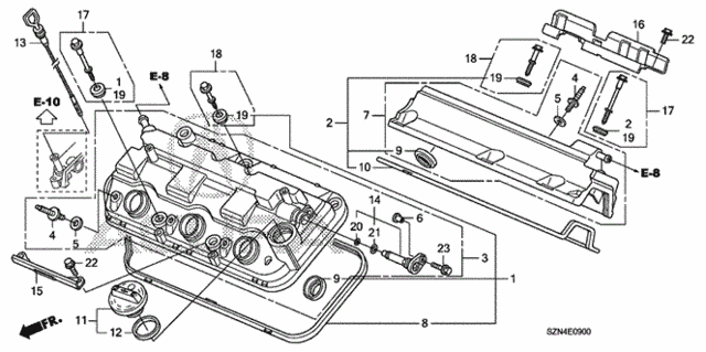 Cylinder Head Cover for 2012 Acura ZDX #0