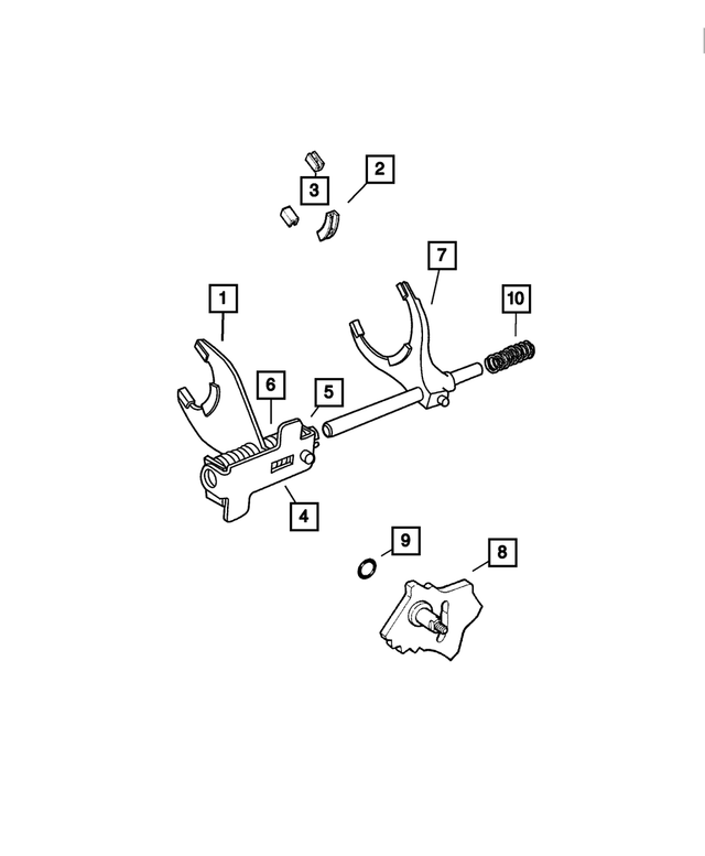 5019580AB - NV233; Transfer Case: Spring for Mopar Image