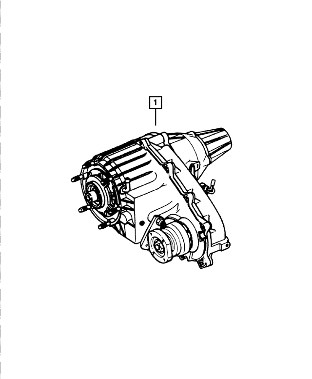 R2853308AE - NV244; Transfer Case: Transfer Case, Remanufactured for Mopar Image
