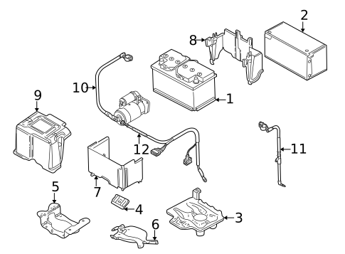 Battery for 2005 Volkswagen Golf #0