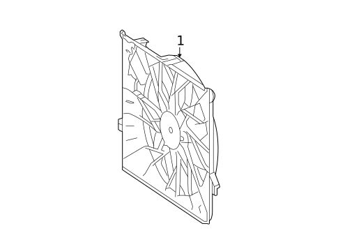 Cooling Fan for 2008 Mercedes-Benz ML320 #0