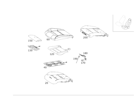 Left Seat for 2017 Mercedes-Benz B250e #0