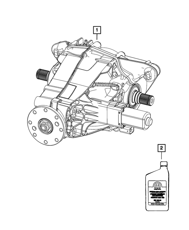 68403543AC - : Rear Complete Axle Assembly for Mopar Image