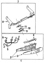 8BE151270 - : License Lamp for Mazda: MX-3 Image