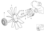 11511742045 - : Pulley for BMW Image