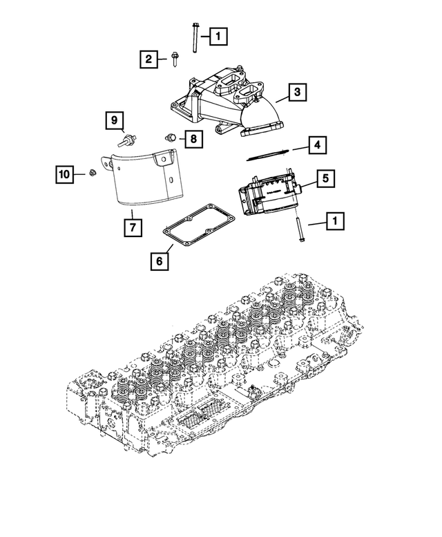 « 68011580AA – Fuel and Accelerator Pedal : Boulon, Montage pour Mopar Image »