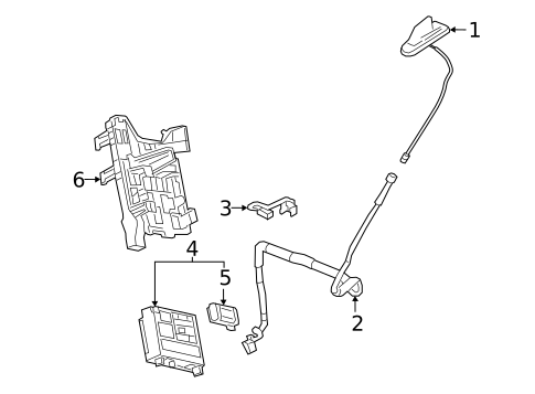 Communication System Components for 2024 Chevrolet Silverado 2500 HD #0