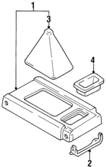 5880234022B0 - Body: Console Housing for Toyota Image image
