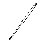 5345062010 - Body: 2016-2017 Toyota Mirai - Hood Lift Support for Toyota: Mirai Image