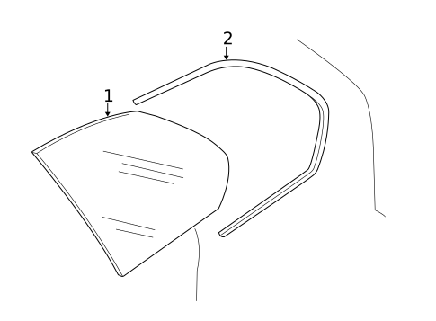 Glass & Hardware for 2018 BMW X6 #0