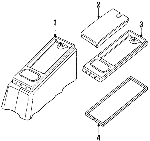 J8997174 - Body: Console Assembly for Mopar Image