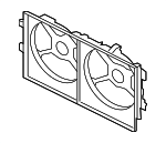 1355A087 - Belts &amp; Cooling: Engine Cooling Fan Shroud for Mitsubishi Image