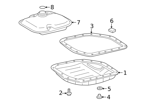 Automatic Transmission for 2010 Pontiac Vibe #0