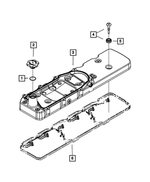 68005453AA - Engine 6.7L Cummins (Diesel): Cylinder Head Cover Isolator for Dodge: Ram 2500, Ram 3500 | Ram: 2500, 3500 Image