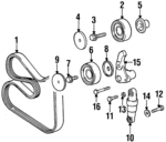 7119913662 - : Tensioner Bolt for BMW: 318ti Image