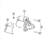 68068623AA - Electrical: Starter Shield for Mopar Image