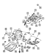 6029799 - Automatic Transmission 4 Speed: Hex Head Bolt for Dodge: Dakota, Durango, Ram 1500, Ram 2500, Ram 3500 | Jeep: Grand Cherokee, Wrangler Image