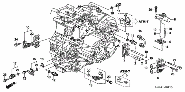 AT Sensor - Solenoid for 2007 Honda Accord #0