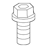 957010802008 - Body: Mount Bracket Bolt for Honda: Civic, CR-V, CR-Z, Fit, HR-V, Odyssey, Pilot, Ridgeline Image