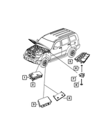 5094819AB - Electrical: Control Unit Bracket for Mopar Image