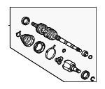 4342047031 - : 2011-2017 Lexus CT200h - Axle Assembly for Lexus: CT200h Image