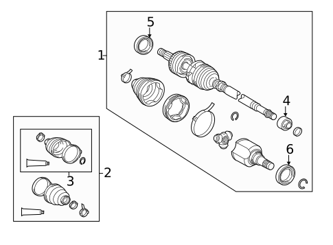 Drive Axles for 2011 Lexus CT200h #0
