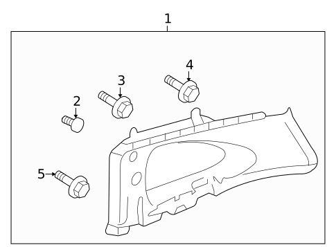 Interior Trim - Quarter Panels for 2009 Honda CR-V #0
