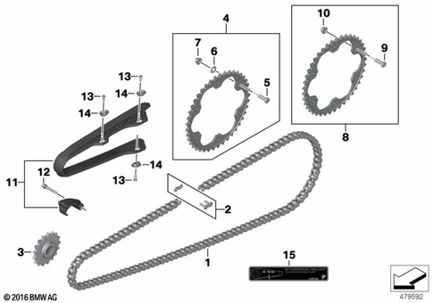 Torque-Transfer Mechanism, Motorcycle for 2017 BMW-Motorrad F 700 GS #0