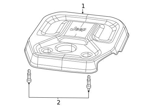 Engine Appearance Cover for 2018 Jeep Wrangler #0
