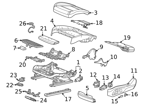 Lumbar Control Seats for 2025 Cadillac CT5 #1