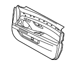 51417273043 - Body: Door Trim Panel for BMW: 528i, 528i xDrive, 535d, 535d xDrive, 535i, 535i xDrive, 550i, 550i xDrive, ActiveHybrid 5, M5 Image