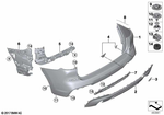 51128094862 - : Trim Panel, Bumper, Rear, Bottom for BMW Image