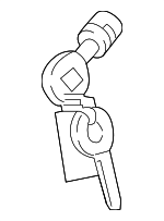 77520TL2A01 - Body: Cylinder &amp; Keys for Acura Image