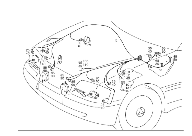 85453728 - Electrical Equipment and Instruments: Coupling, Mechanical for Mercedes-Benz Image image