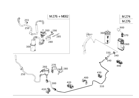 Evaporative Emission Control System for 2013 Mercedes-Benz E350 #0