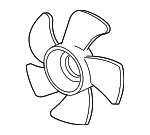 19020RSAG01 - Cooling System: Fan Blade for Honda: Civic, CR-V, HR-V Image