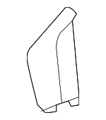 757520D040 - Body: Frame Molding for Toyota: Yaris Image