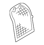 876401MA0C - Body: Seat Back Panel for Infiniti Image