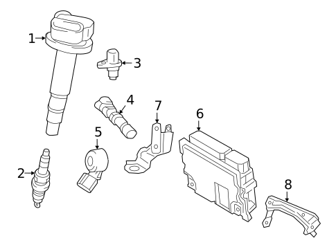 Ignition System for 2025 Toyota Corolla #0