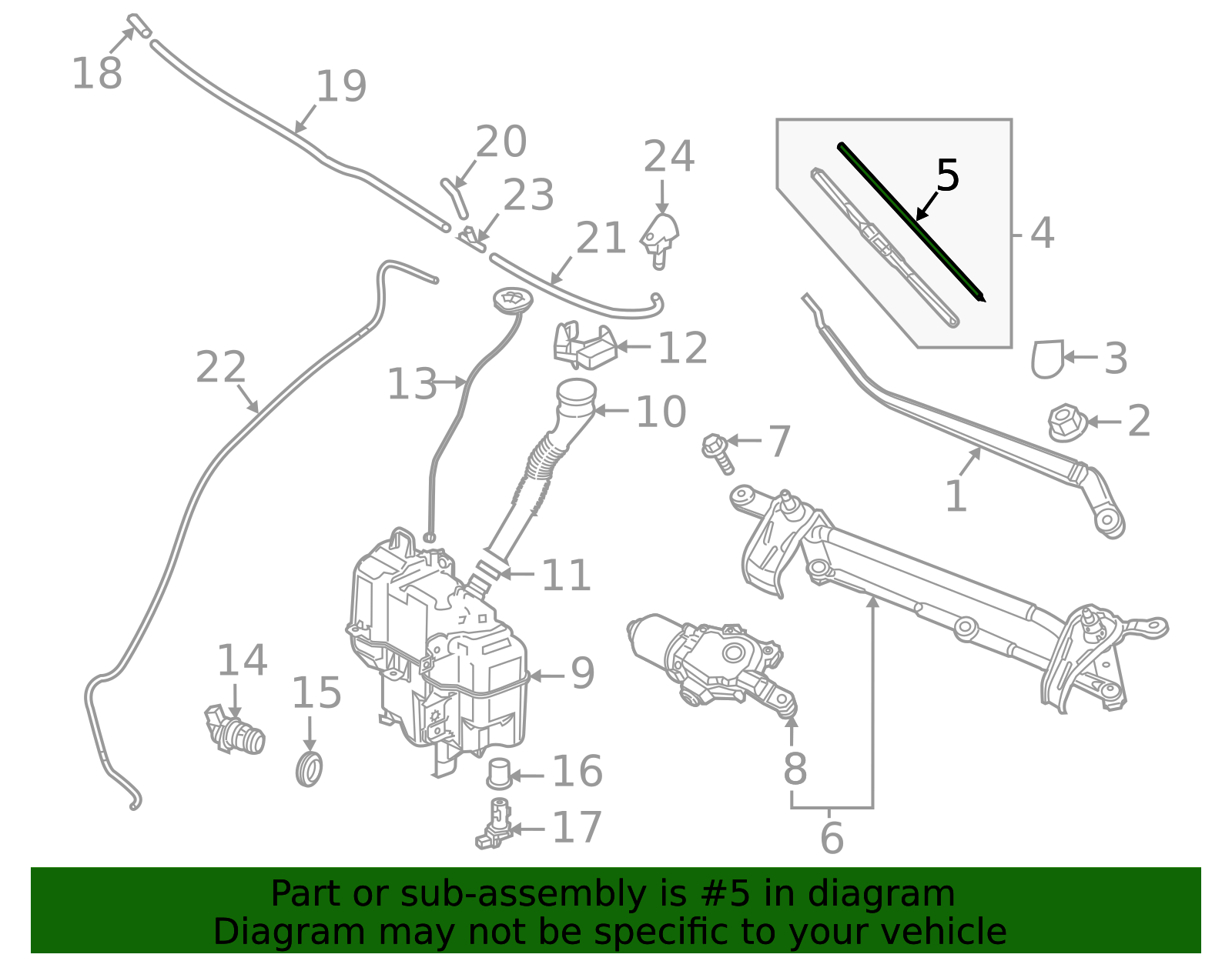 Mazda 3 CX-5 CX-7 CX-9 Rear Windshield Wiper Blade Rubber Refill OEM G22E-67-333 - Foto 3