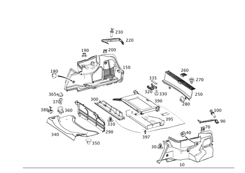 Trunk Lining for 2015 Mercedes-Benz E63 AMG #0
