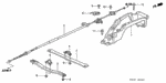 54151SL0A80 - Chassis: BASE, CHANGE &amp; SIDE BRAKE for Acura Image
