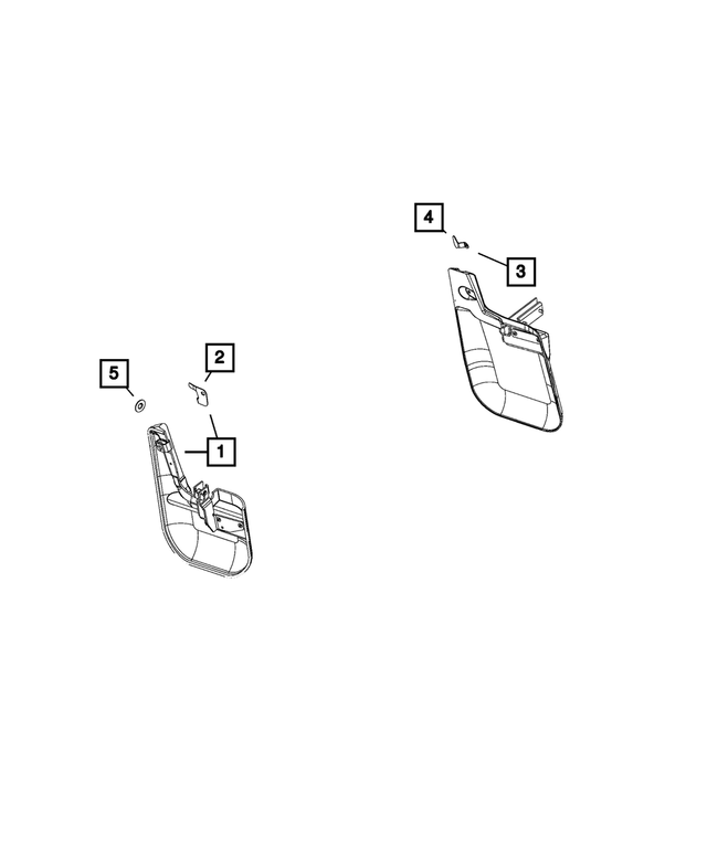 « 68134782AA – Exterior Ornamentation : Passage De Roue Support, Côté Droit pour Mopar Image »