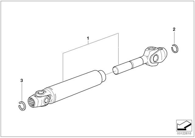 26112325746 - : Drive Shaft for BMW-Motorrad Image