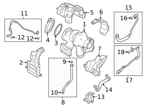 Turbocharger & Components for 2021 Land Rover Discovery Sport #0