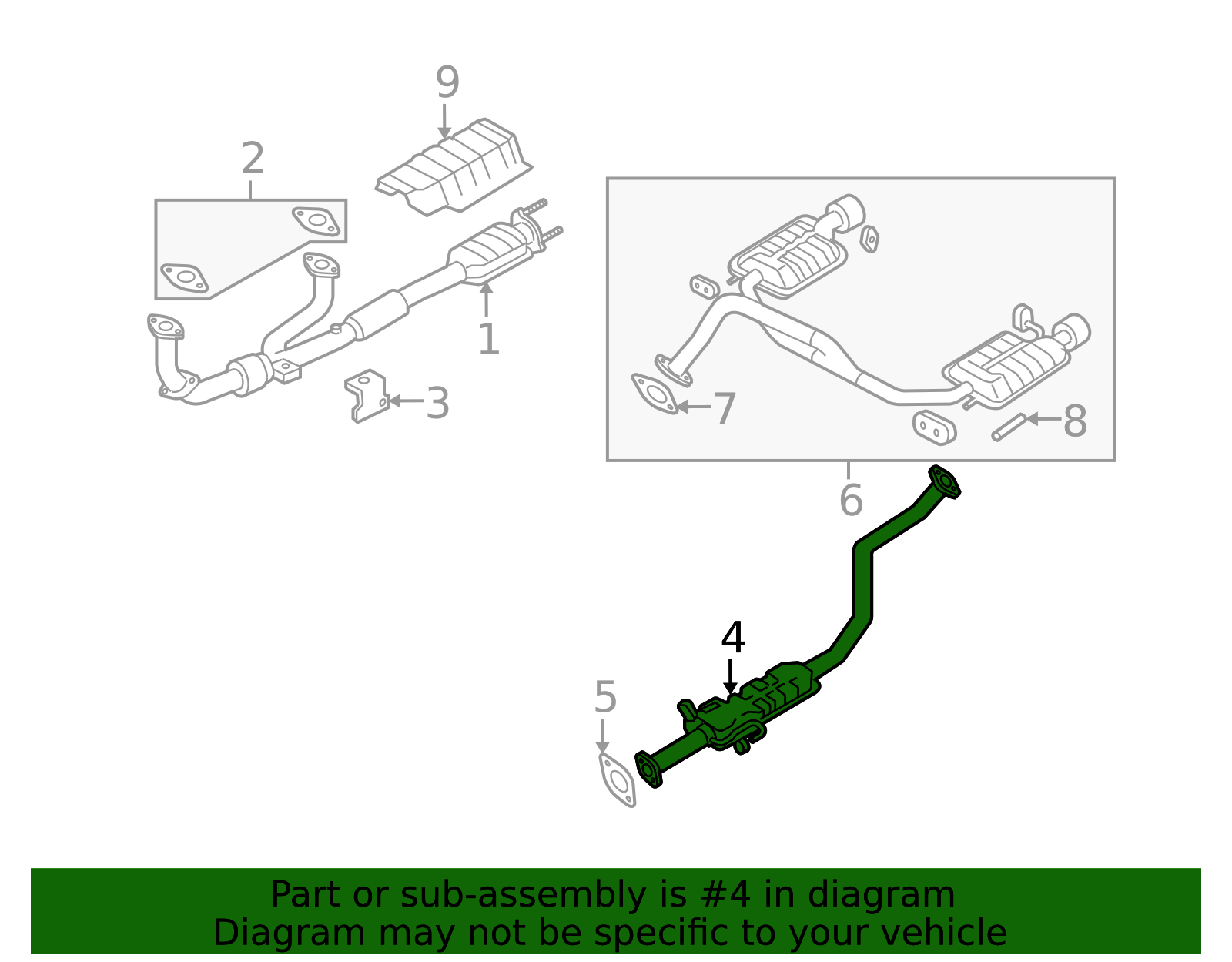 2003-2008 Hyundai Tiburon Center Pipe 28650-2C451 | MotorMotor