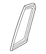 73441T6ZA01 - : 2017-2025 Honda Ridgeline - Seal R Rear Door Quarter for Honda: Ridgeline Image