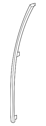 72731T6ZA01 - : 2017-2025 Honda Ridgeline - Sash R Rear Door Quarter for Honda: Ridgeline Image