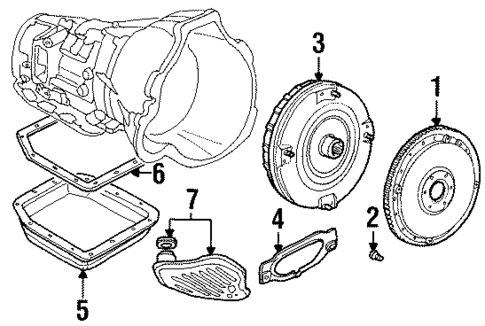Transmission Components for 1994 Lincoln Town Car #0