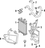 5H0121333 - : Radiator Support Air Duct for Volkswagen: Golf R Image